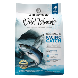 Addiction Wild Islands Pacific Catch Salmon Mackerel & Hoki Dry Dog Food