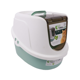 M-PETS Eco Tima Hooded Cat Litter Box