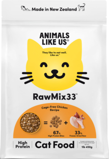Animals Like Us RawMix33 Cage-Free Chicken Dry Cat Food