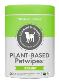 Petkin Plant Based Cat and Dog Wipes