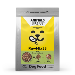 Animals Like Us RawMix33 with Grass-Fed Lamb Freeze Dried Dog Food