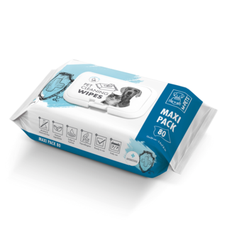 M-PETS Antibacterial Cat & Dog Cleaning Wipes