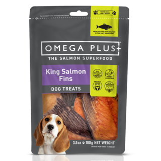 Omega Plus King Salmon Fins Dog Treats