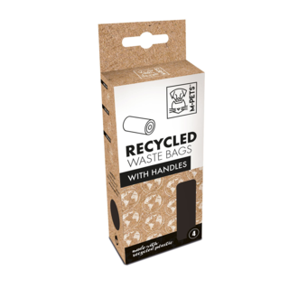M-PETS Recycled Dog Poop Waste Bags with Handles