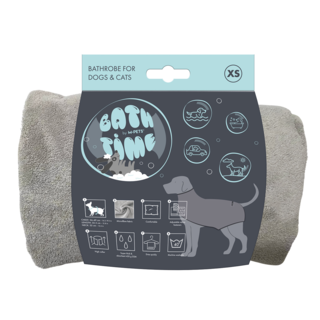 M-PETS Bath Time Dog Bathrobe