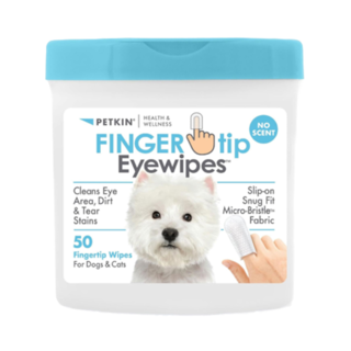 Petkin Cat and Dog Fingertip Eye Wipes