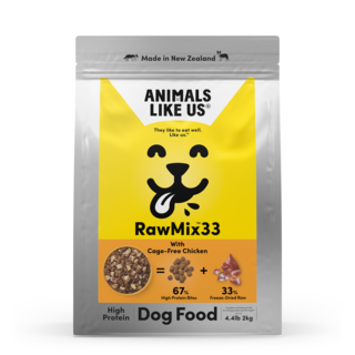 Animals Like Us RawMix33 with Cage-Free Chicken Freeze Dried Dog Food