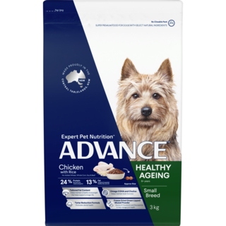 ADVANCE Senior 8+ Small Breed Healthy Ageing Chicken & Rice Dry Dog Food