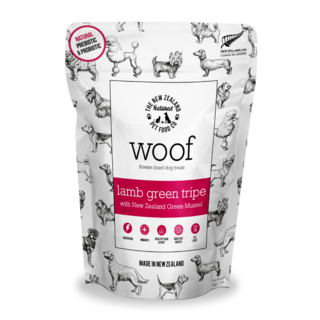 The NZ Natural Pet Food Co Woof Lamb Green Tripe & Mussel Dog Treats
