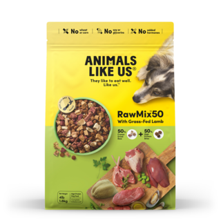 Animals Like Us RawMix50 with Grass-Fed Lamb Freeze Dried Dog Food