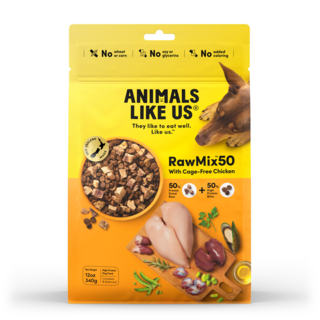 Animals Like Us RawMix50 with Cage-Free Chicken Freeze Dried Dog Food