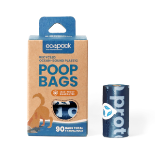 Ecopack Recycled Ocean Plastic Dog Poop Bags
