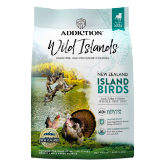 Addiction Wild Islands Island Birds Duck Turkey & Chicken Dry Dog Food