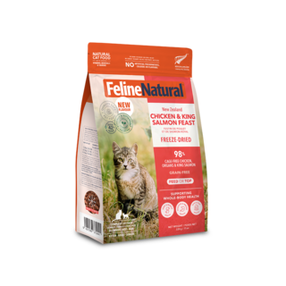 Feline Natural Chicken & King Salmon Feast Freeze Dried Cat Food