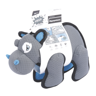 M-PETS Mega Plush Hippopotamus Dog Tough Toy
