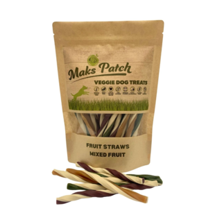 Mak's Patch Mixed Fruit Straws Dog Treats
