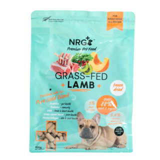 NRG+ Pure Gold Blend Lamb Freeze Dried Dog Food