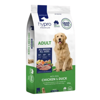 Hypro Premium Grain Free Adult Chicken & Duck Dry Dog Food