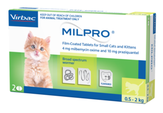 Milpro All Wormer Tablets for Cats