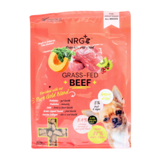 NRG+ Pure Gold Blend Beef Freeze Dried Dog Food