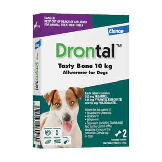 Drontal Tasty Bone Dog Allwormer