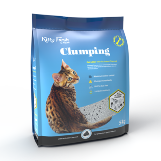 Kitty Fresh Activated Charcoal Clumping Cat Litter