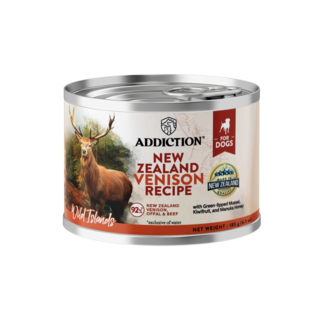Addiction Wild Islands New Zealand Venison Grain-Free Wet Dog Food
