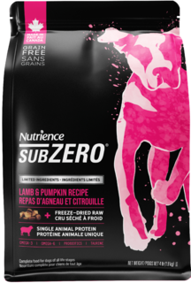 Nutrience SubZero Limited Ingredient Lamb & Pumpkin Dog Dry Food