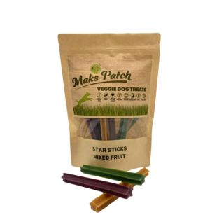 Mak's Patch Mixed Fruit Star Sticks Dog Treats